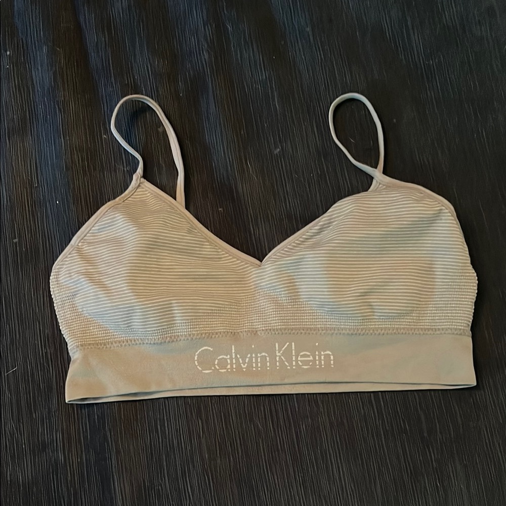 Calvin Klein Women's Grey Bralette